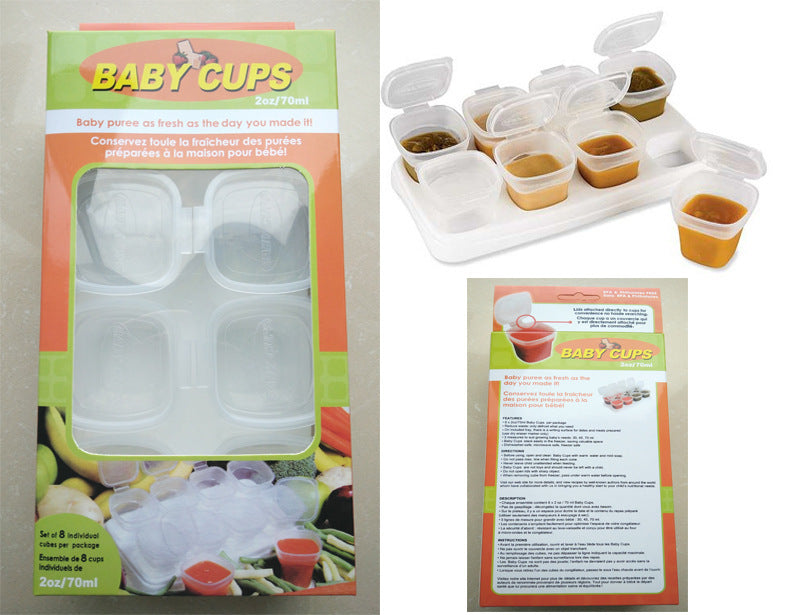 Store Snacks & Purees Easily with Baby Food Box