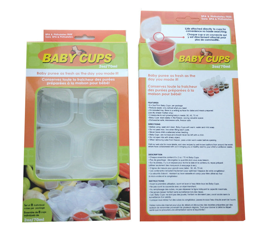 Store Snacks & Purees Easily with Baby Food Box