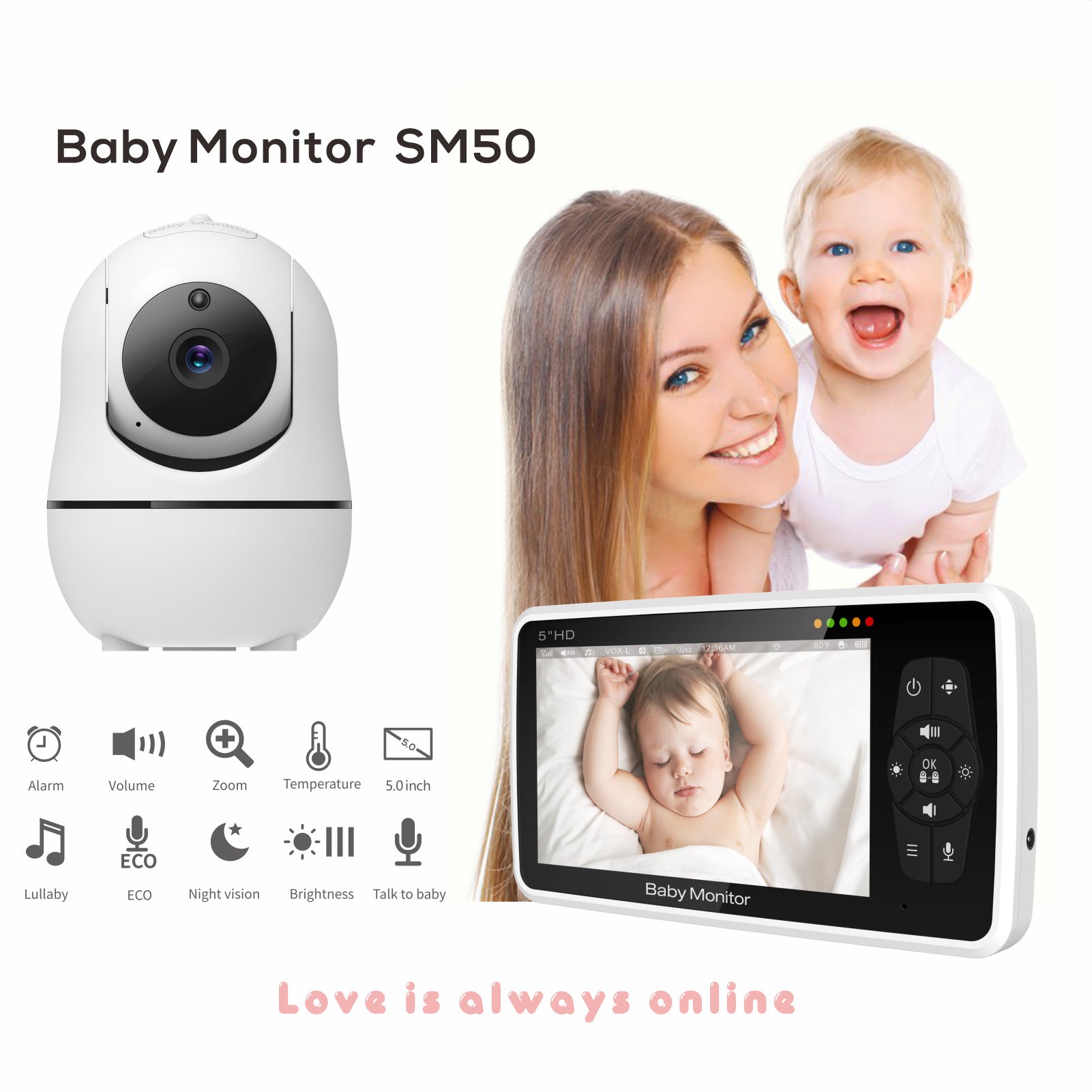 Smart Baby Monitor for Safe, Restful Nights