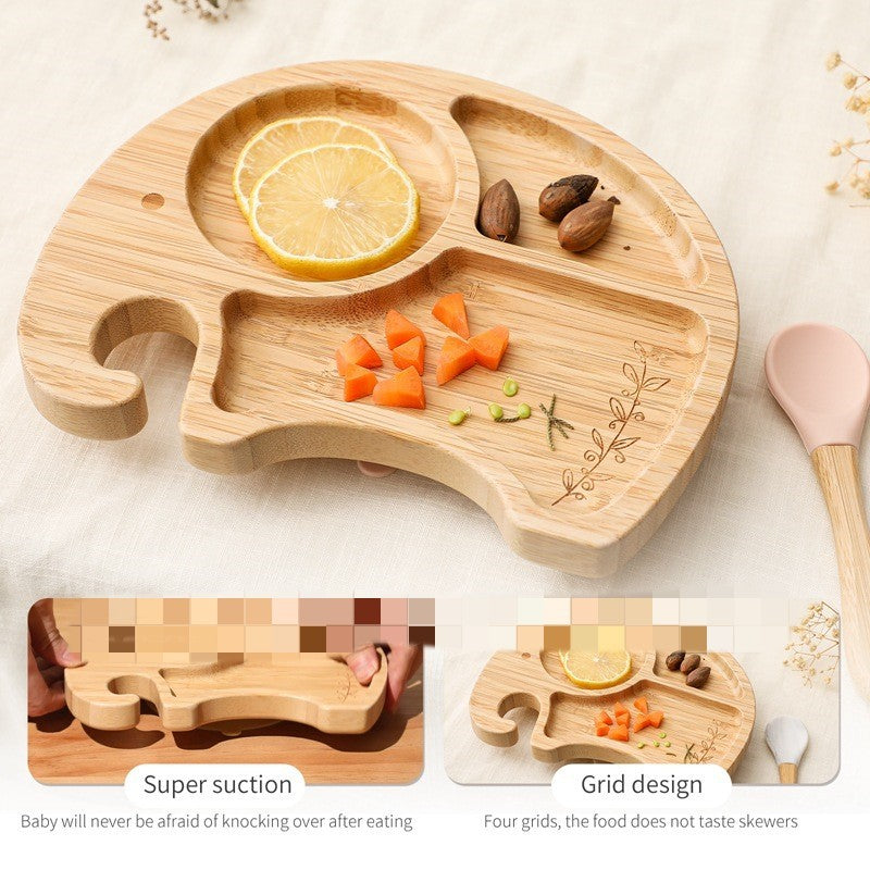 Cute Elephant Feeding Set – Safe, Non-Slip & Eco-Friendly