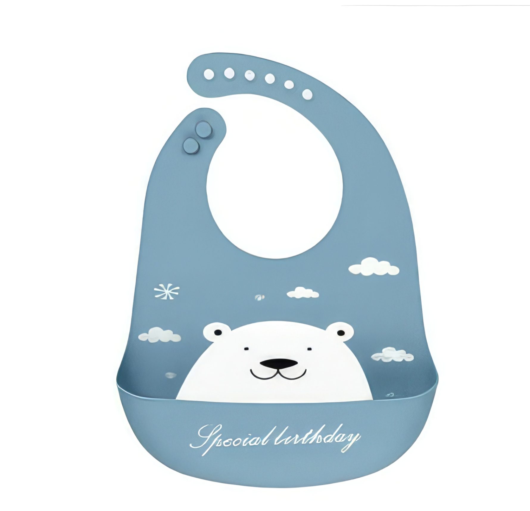 Mess-Free Mealtime: Adorable Waterproof Silicone Baby Bib