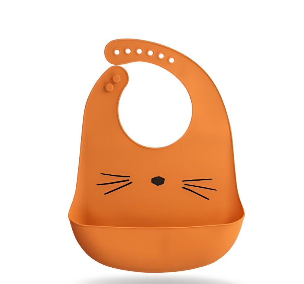 Mess-Free Mealtime: Adorable Waterproof Silicone Baby Bib